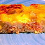 recette Quiche au tofu, saumon et poireaux