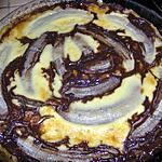 chocolat blanc : recette tarte marbrée chocolat bananes