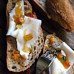 parmesan : recette Tartine de lard ' couture "
