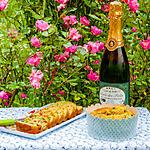 recette Cake au chorizo et petits pois