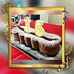 recette Cake chocolat/ricotta (pour les 15 ans de mon fils Anthony)
