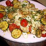 recette Filets de cabillaud courgettes au curry
