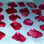 recette Pétales de rose cristalisés