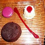 recette Moelleux au chocolat coeur fruits rouges
