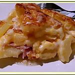 recette Gratin de Pommes de Terre à la Pancetta et Cheddar