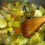 recette Poulet et légumes au lait de coco et au curry