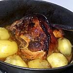 recette Jarret de porc confit a la bière et au baies de goji