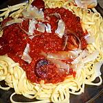 recette Fettucini sauce au chorizo