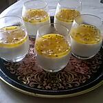 recette Panna cotta coulis fruits de la passion