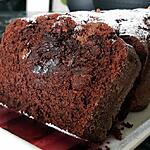 recette Cake moelleux au chocolat et noisettes entières fourré au Nutella chaud