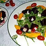recette Salade de betterave, mangue et Salakis