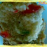 recette Muffins au lait de coco et fruits confits