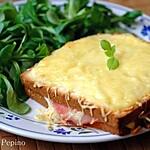 jambon cru : recette Le croque-monsieur