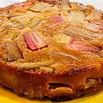 recette Tatin ou presque à la rhubarbe
