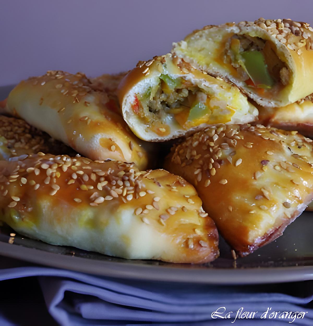 recette Chaussons salés sans pâte feuilletée