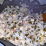 recette Riz cantonais familial au blancs de dinde et aux crevettes