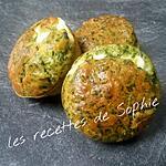 recette MUFFINS AUX ÉPINARDS ET À LA FÉTA