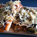 recette Pizza aux légumes du soleil enfin à 90% ;)