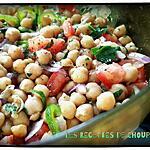 recette Salade piquante aux pois chiche