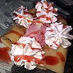 recette Crêpe gourmande a la fraise