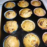 Carrés : recette muffins deux choco-noix