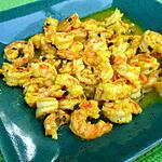 recette Crevettes marinées au curry