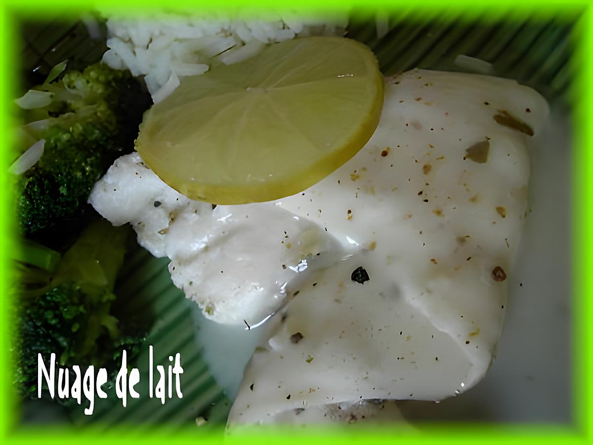 recette FILET de SABRE au CITRON VERT