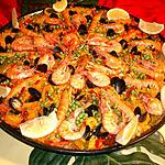 recette paella ' la vrais paella ..marseille avec tout ce poisson on ne peut faire qu'une bonne paella)