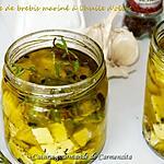 recette Fromage de brebis mariné à l'huile d'olive