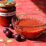 recette Coulis de prunes