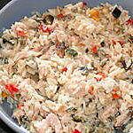 recette Salade de riz à la ratatouille