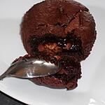 recette Fondant chocolat coeur croustillant praliné