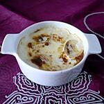 recette Oeufs cocotte chèvre/jambon sec