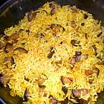 recette Riz pilaf aux aubergines