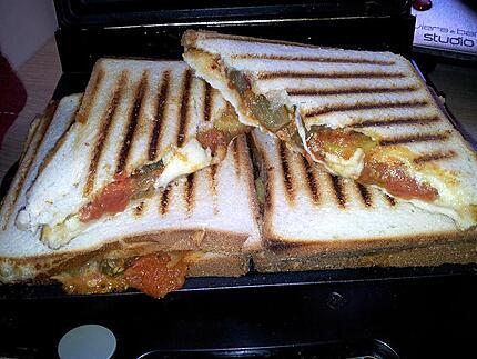 Recette De Croque Monsieur Ratatouille Mozzarella