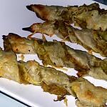 recette Feuilletés torsadés thon curry