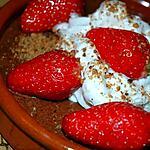 praliné : recette Mousse praliné-pistache et fraises