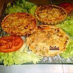 recette Mini quiches saumon fumée et petits légumes