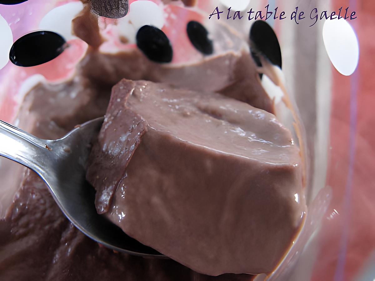 recette Crème au chocolat façon pot gourmand mamie nova !