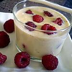 Crème : recette Crème mousseuse tonka framboise