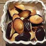 recette Madeleine et sa coque chocolat
