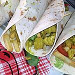 recette Wrap a la dinde au curry