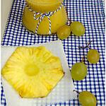recette JUS D'ANANAS ET RAISIN BLANC