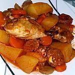 recette Ragoût de poulet au chorizo
