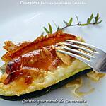 recette Courgettes farcies aux Knacki