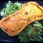 recette Courge butternut farcie et rôtie au four