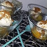 recette Verrines gourmandes mangue, ananas, glace vanille, speculoos