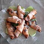 recette Petits croissants fourrés au maxi kinder