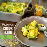 recette Gratin Choux Fleur - Brocolis au Lait d'amandes et Curcuma (Thermomix ou pas)