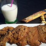 recette Cookies cappuccino aux éclats de Toblerone et pépites de chocolat